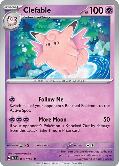 Clefable (Reverse Holofoil)