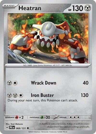 Heatran (Reverse Holofoil)