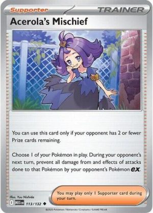 Acerola's Mischief - 113/132 (Reverse Holofoil)