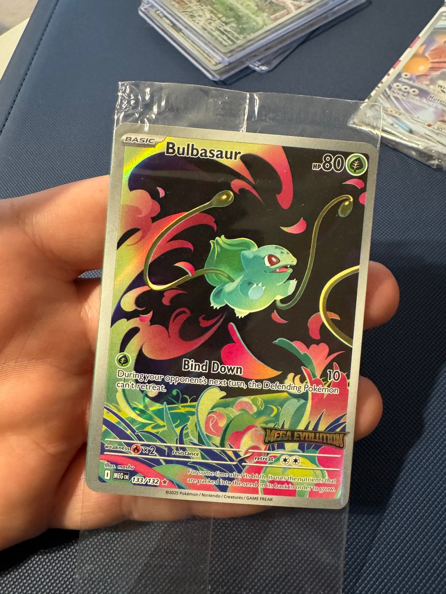 Bulbasaur - 133/132 (Mega Evolution Stamped)